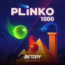 Plinko1000 van Betory Originals, speltegel