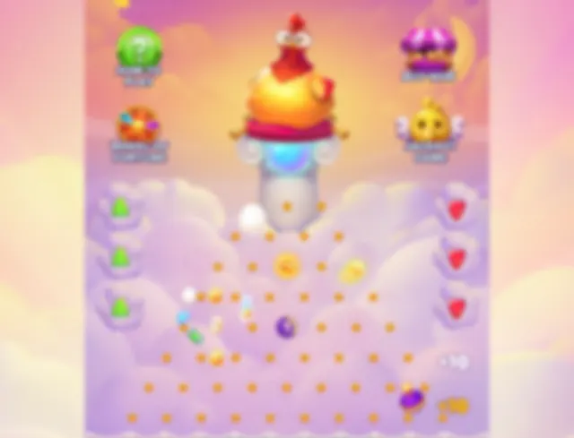 Chicken Plinko van Onlyplay: kip boven een speelveld met multipliers