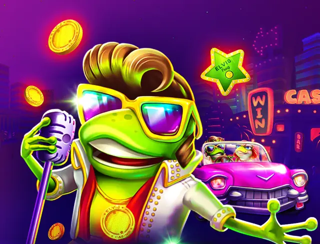 Elvis Frog in Vegas, slot van BGaming bij Betory